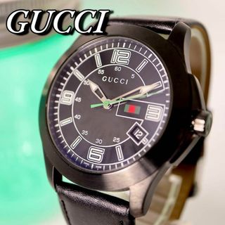 GUCCI - グッチ GUCCI シェリーライン 革ベルト メンズ 腕時計 GUCCI - グッチ GUCCI シェリーライン 革ベルト メンズ 腕時計