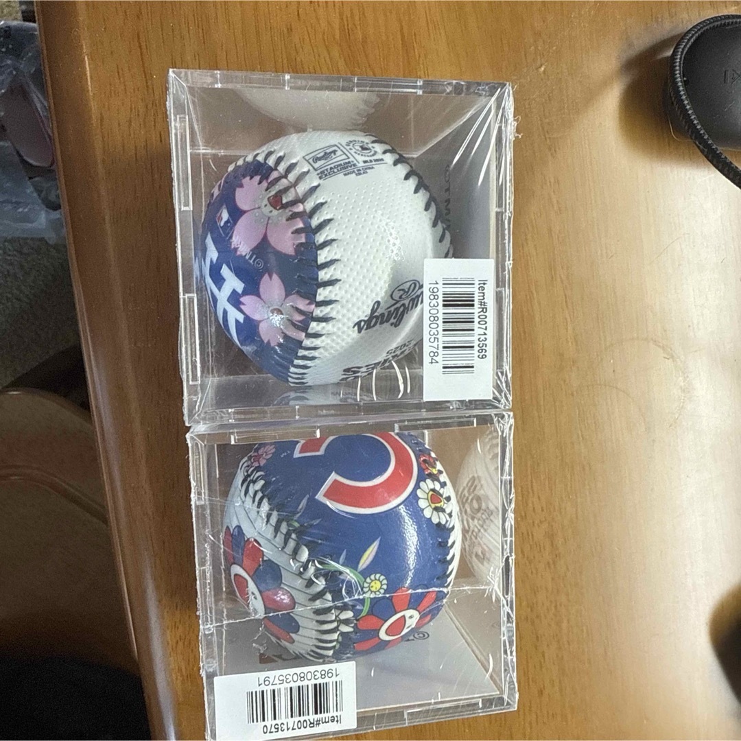 村上隆 MLB tokyo series ドジャース カブス ボール2個の通販 by 村上隆 MLB tokyo series ドジャース カブス ボール2個の通販 by