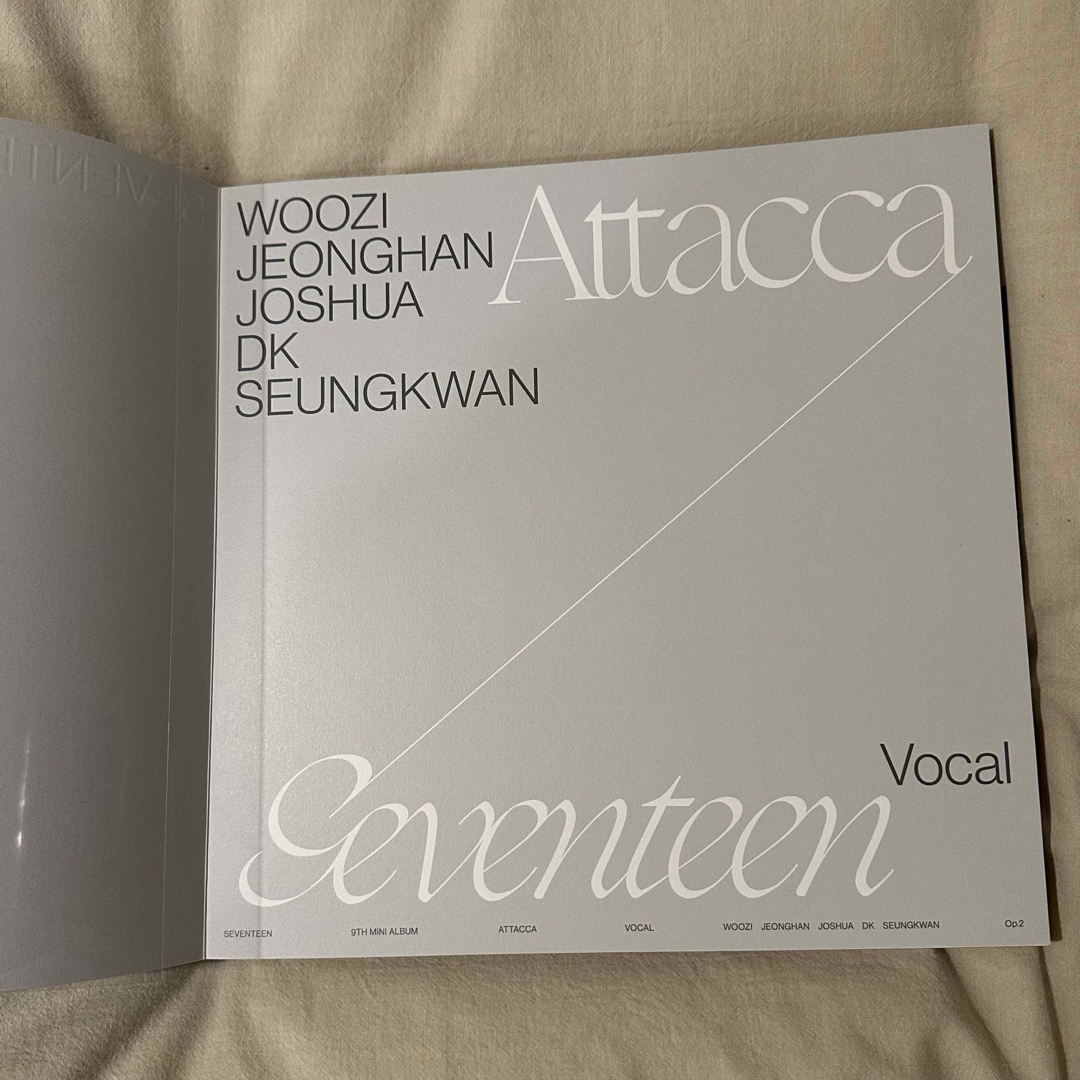 SEVENTEEN - SEVENTEEN Attacca Op.2 アルバム vocal ボカチ ② SEVENTEEN - SEVENTEEN Attacca Op.2 アルバム vocal ボカチ ②