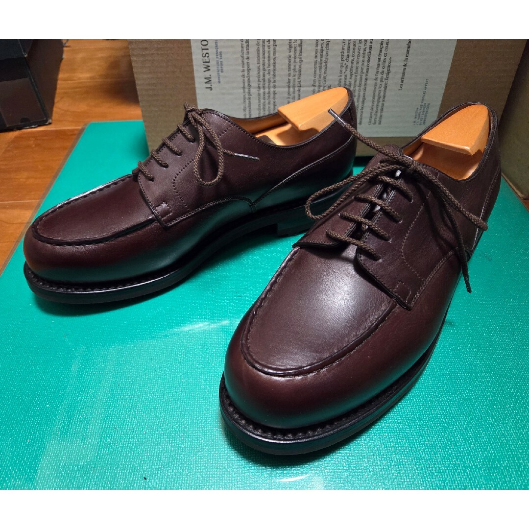 J.M. WESTON - 【未使用】J.M.WESTON ゴルフ ダークブラウン 6E J.M. WESTON - 【未使用】J.M.WESTON ゴルフ ダークブラウン 6E