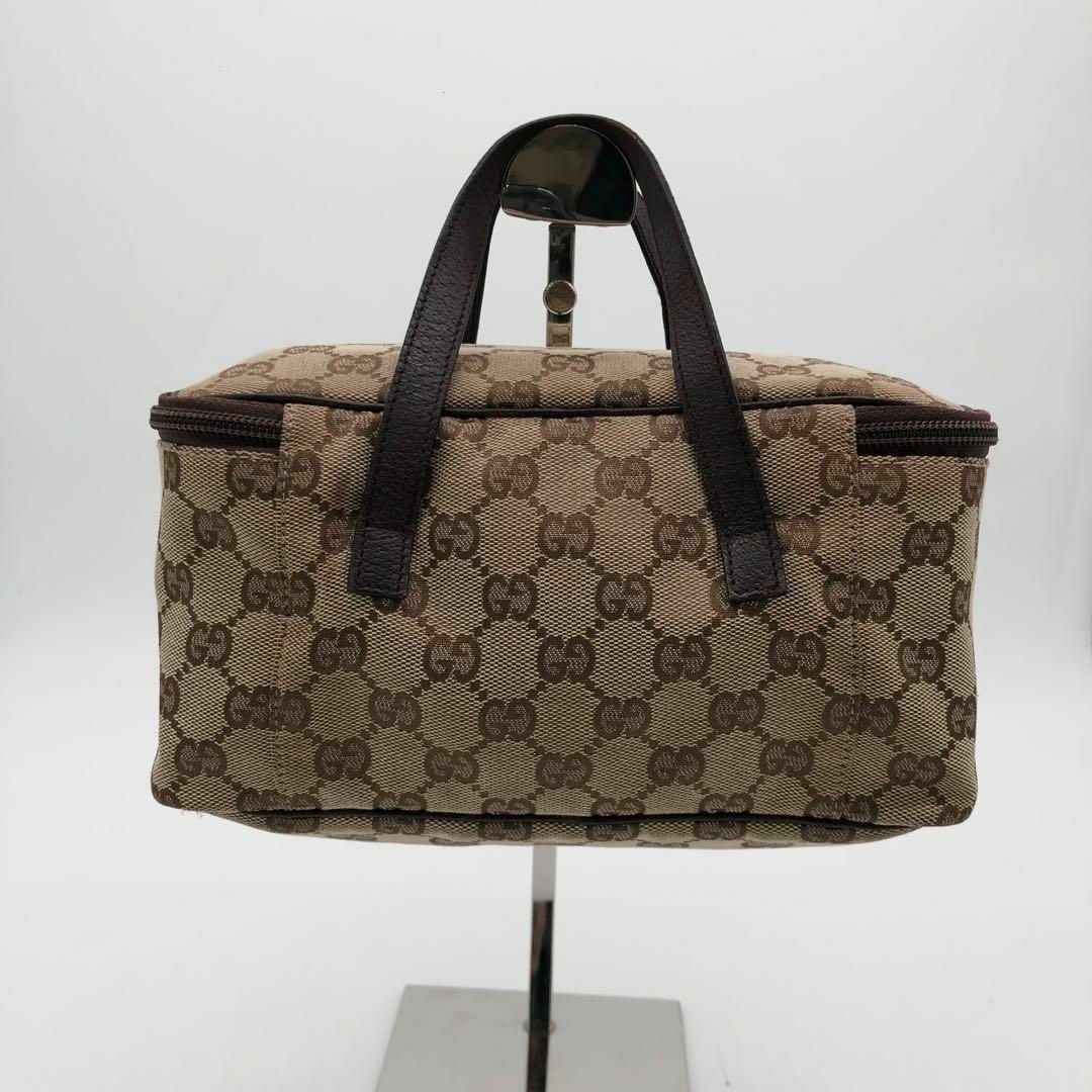GUCCI - 【美品】グッチ バニティバッグ GGキャンバス GUCCI - 【美品】グッチ バニティバッグ GGキャンバス