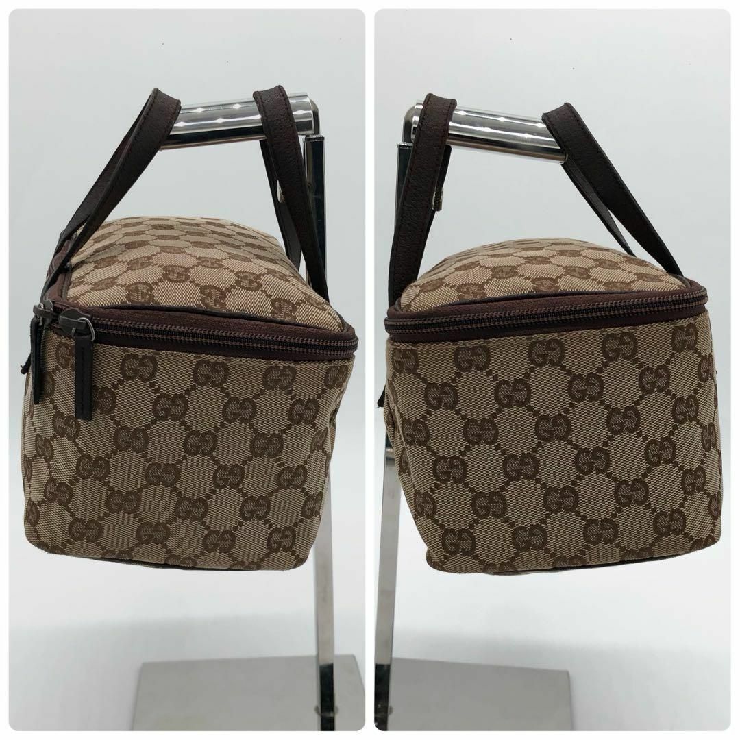 GUCCI - 【美品】グッチ バニティバッグ GGキャンバス GUCCI - 【美品】グッチ バニティバッグ GGキャンバス