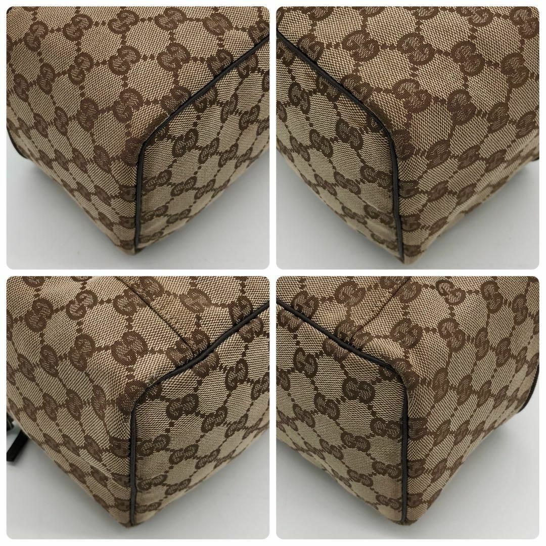 GUCCI - 【美品】グッチ バニティバッグ GGキャンバス GUCCI - 【美品】グッチ バニティバッグ GGキャンバス