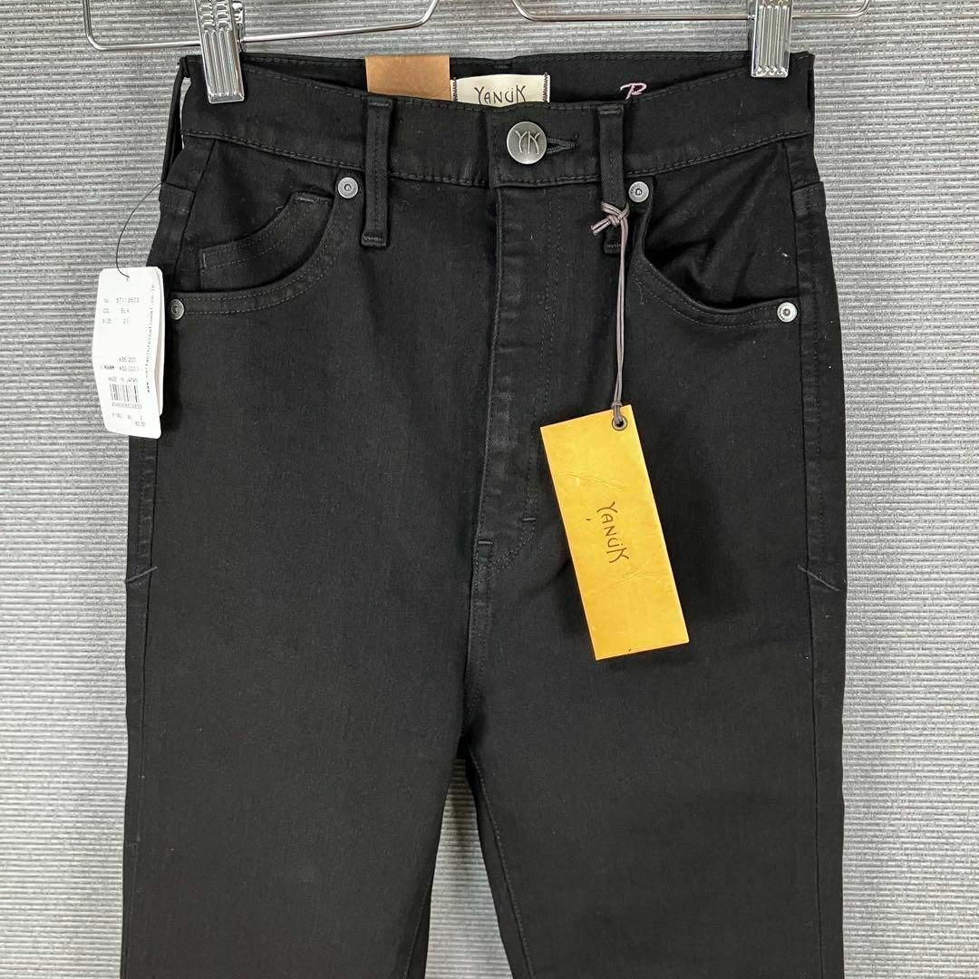 YANUK - 新品 YANUK 野沢和香 スキニーデニム Bestie 21 BLKの YANUK - 新品 YANUK 野沢和香 スキニーデニム Bestie 21 BLKの
