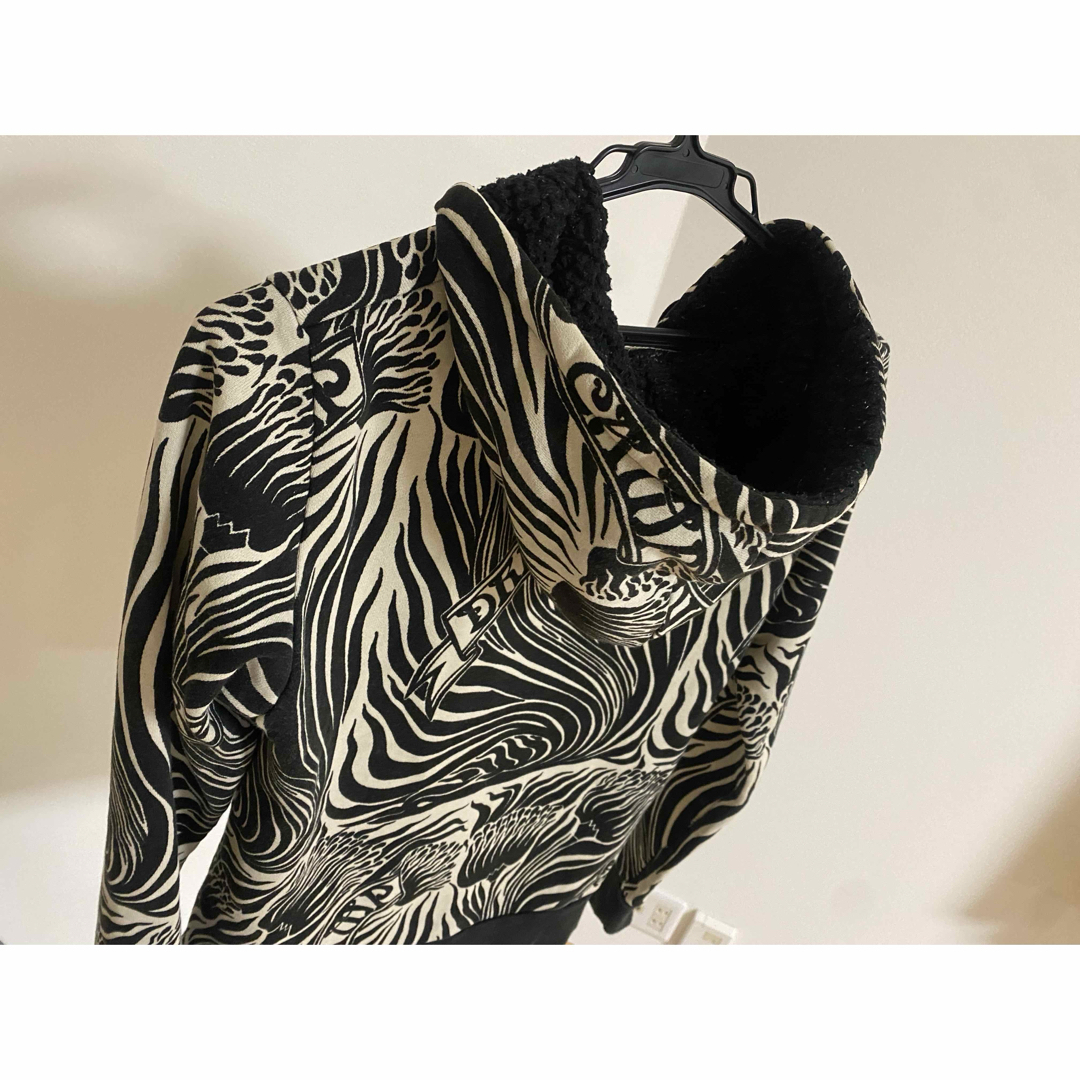 DRESSCAMP - DRESS CAMP ドレスキャンプ ゼブラ柄 パーカー 総柄 DRESSCAMP - DRESS CAMP ドレスキャンプ ゼブラ柄 パーカー 総柄