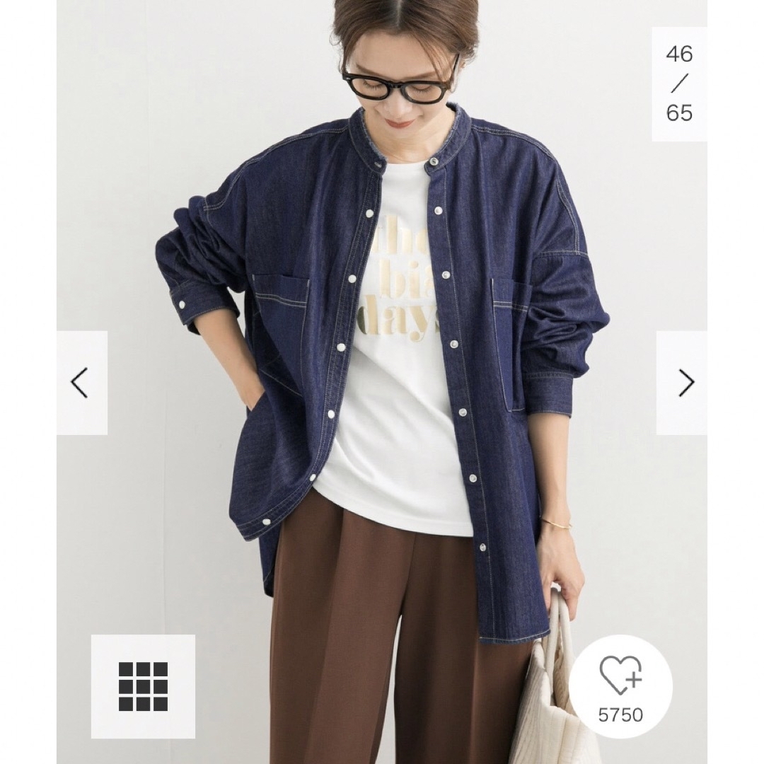 URBAN RESEARCH DOORS - 新品タグ付◉ DOORS デニムバンドカラー URBAN RESEARCH DOORS - 新品タグ付◉ DOORS デニムバンドカラー
