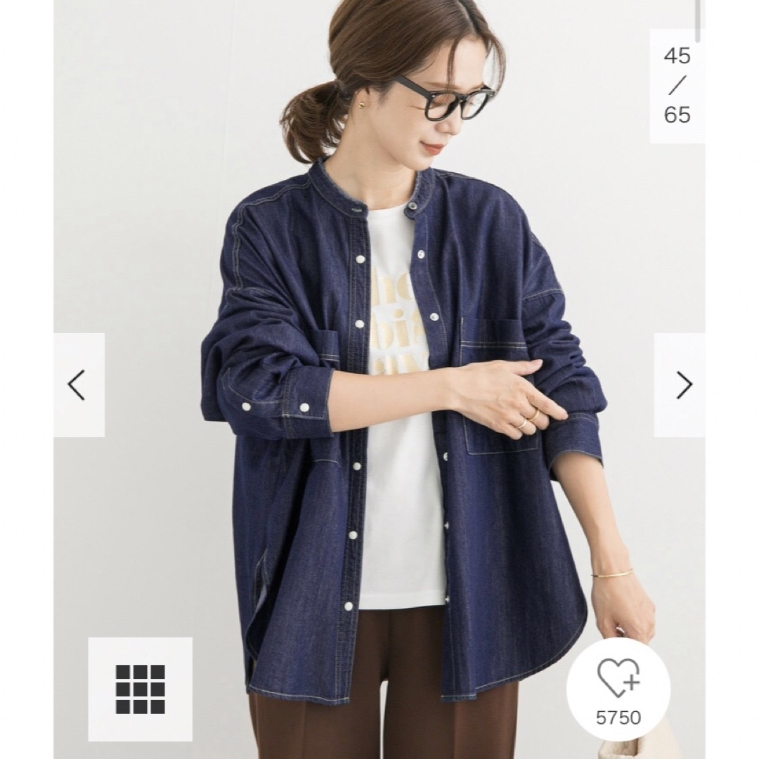 URBAN RESEARCH DOORS - 新品タグ付◉ DOORS デニムバンドカラー URBAN RESEARCH DOORS - 新品タグ付◉ DOORS デニムバンドカラー