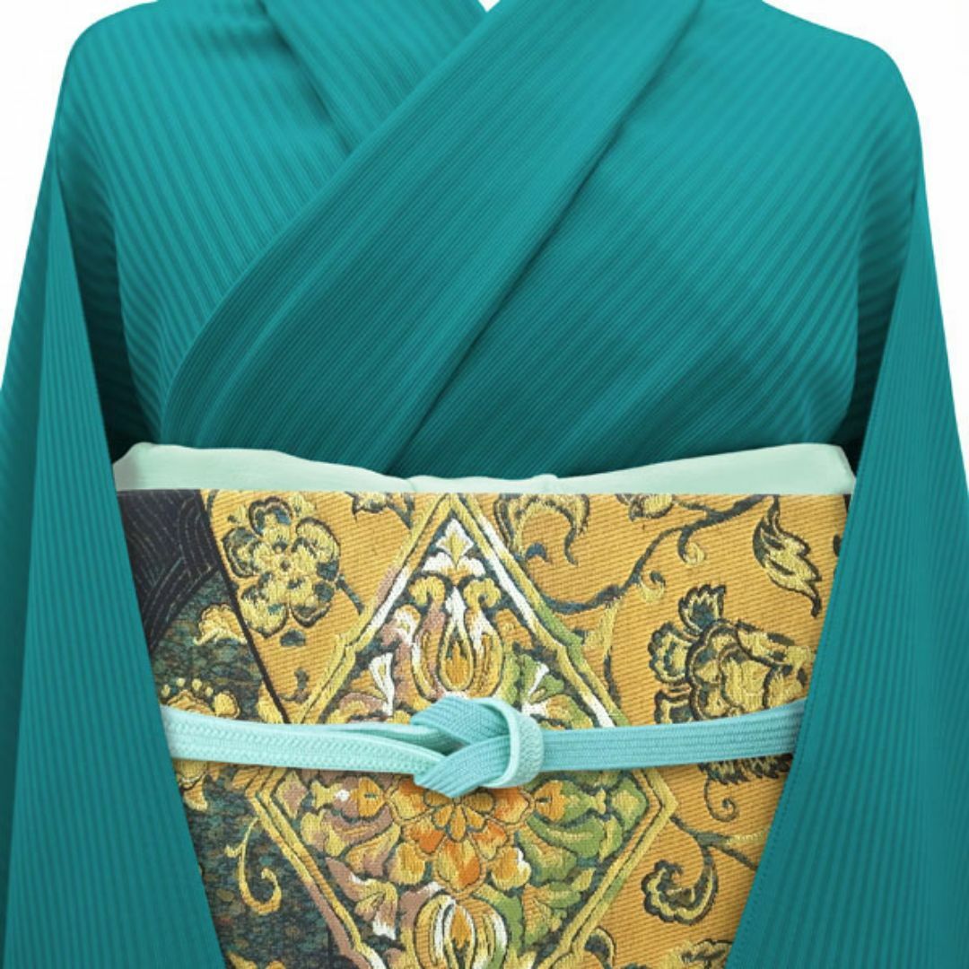 西陣 - 袋帯 京都 西陣 引箔錦 金糸 黒地 金 花菱 花唐草 華文 西陣 - 袋帯 京都 西陣 引箔錦 金糸 黒地 金 花菱 花唐草 華文