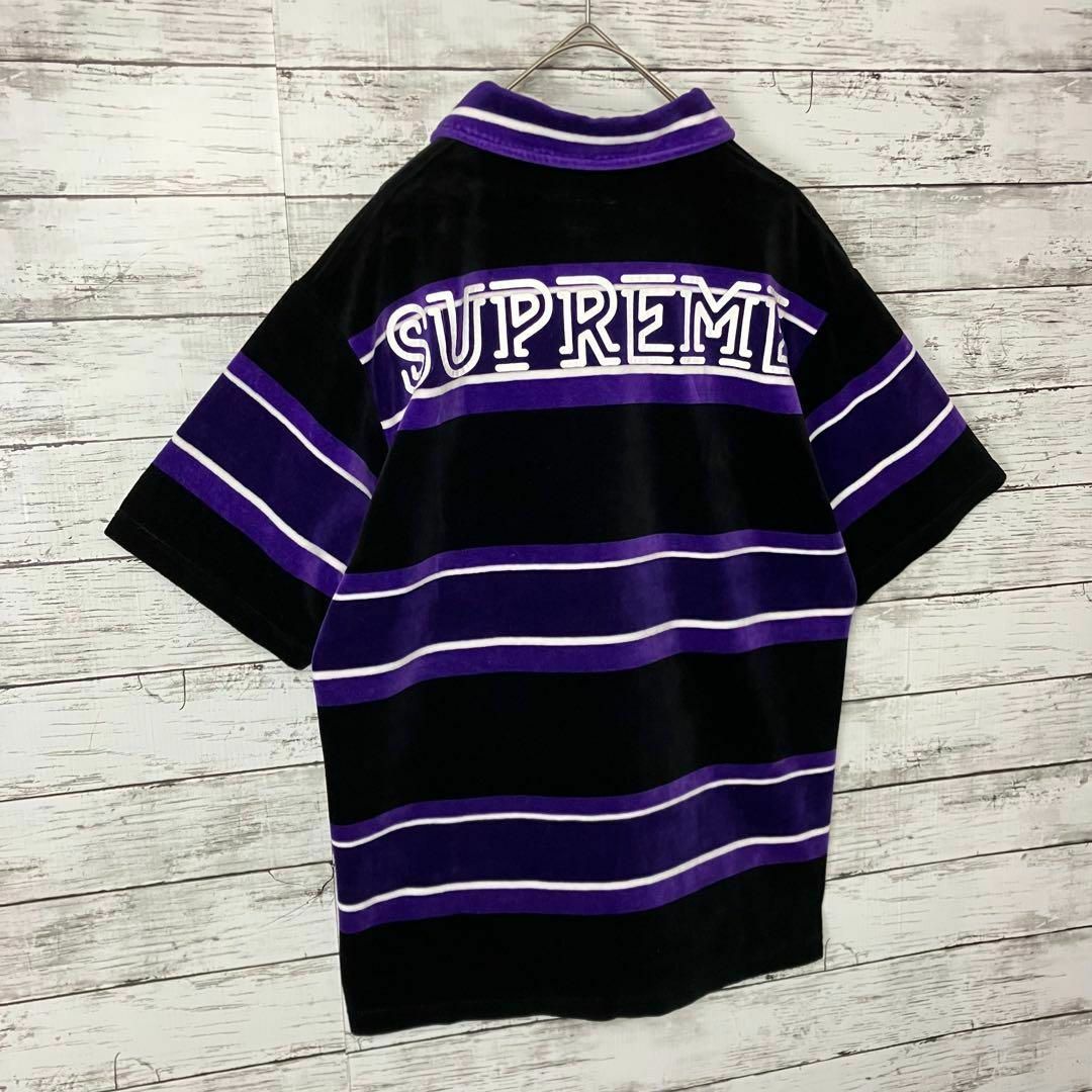 Supreme - 【即完売モデル】シュプリーム ベロア ボーダー Supreme - 【即完売モデル】シュプリーム ベロア ボーダー