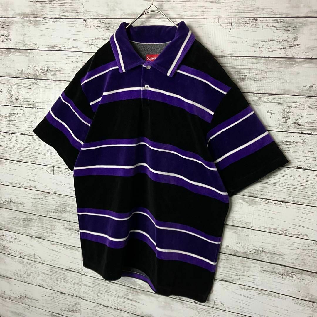 Supreme - 【即完売モデル】シュプリーム ベロア ボーダー Supreme - 【即完売モデル】シュプリーム ベロア ボーダー