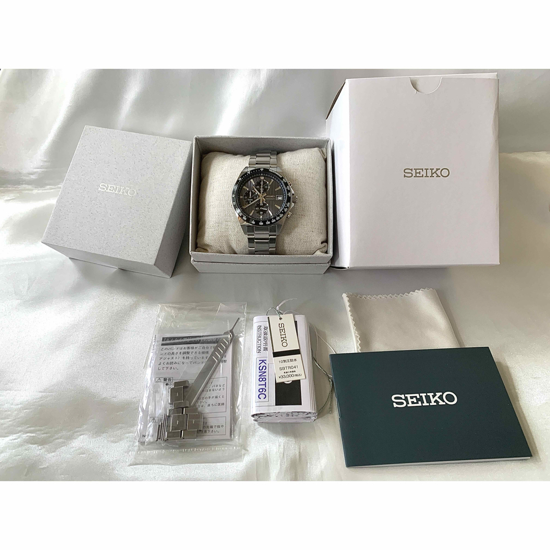 SEIKO - ☆ほぼ未使用品 3年保証 SEIKO Sシリーズ SBTR041☆の SEIKO - ☆ほぼ未使用品 3年保証 SEIKO Sシリーズ SBTR041☆の