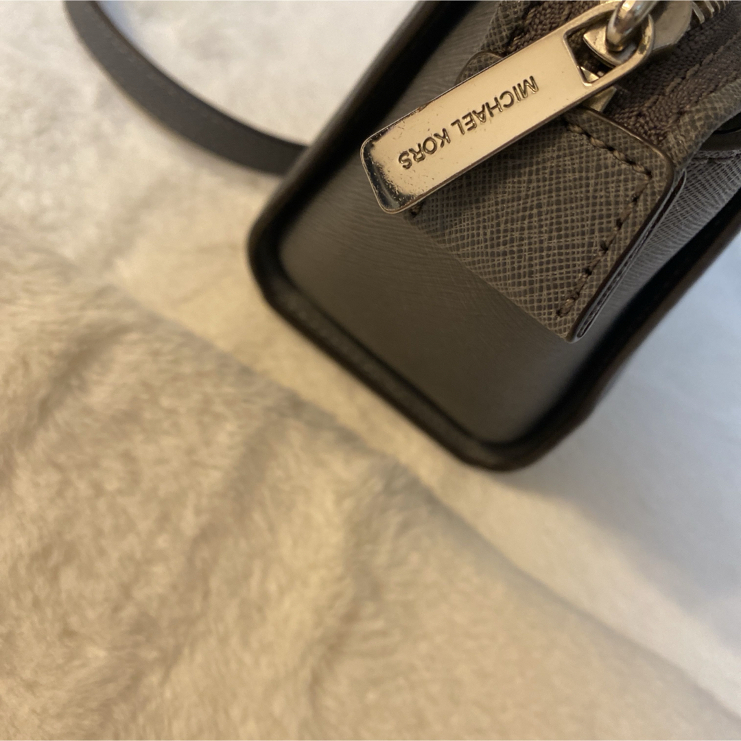 MICHAEL KORS - MICHAEL KORS ショルダーバッグ グレー レザー MICHAEL KORS - MICHAEL KORS ショルダーバッグ グレー レザー