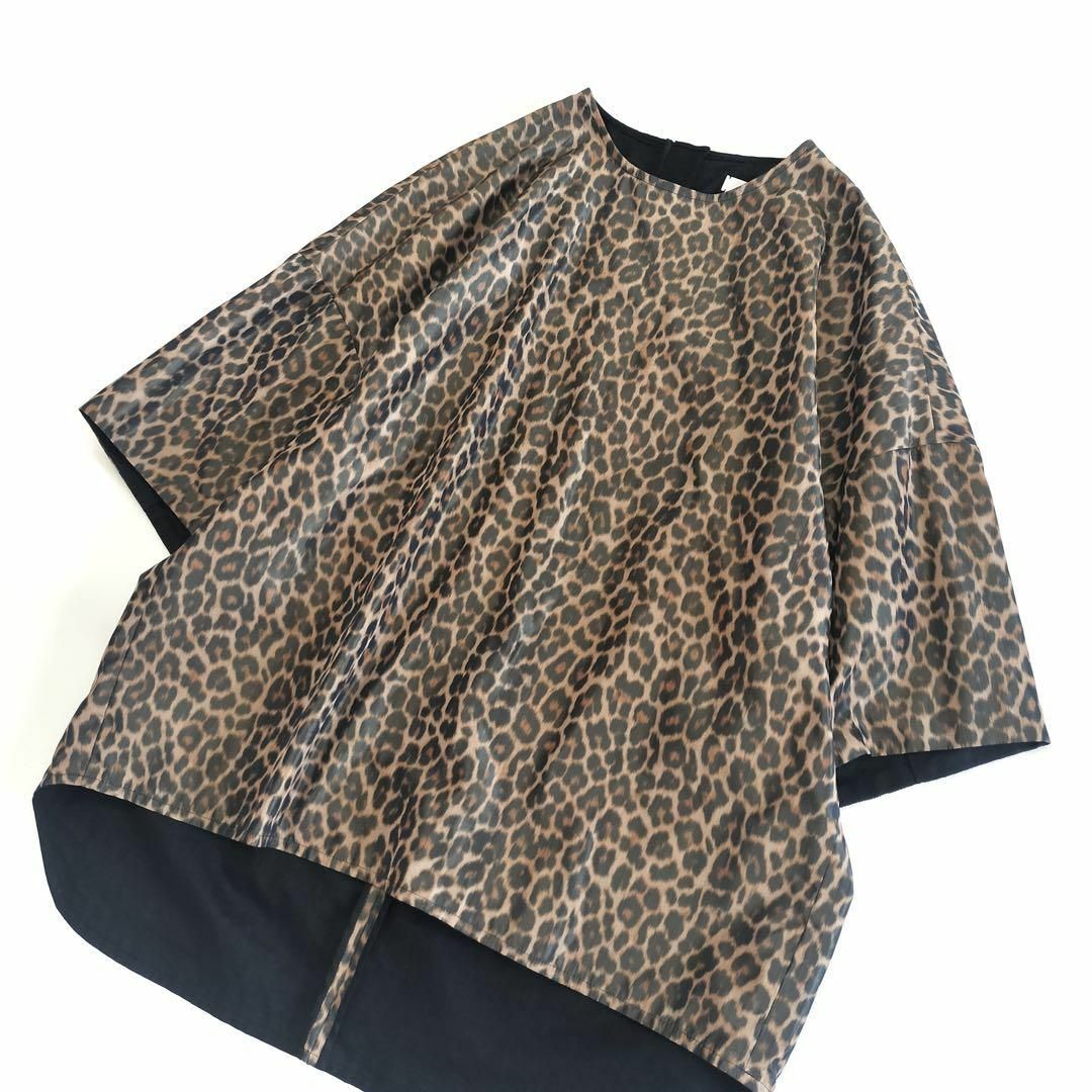 BLAMINK - □美品 ブラミンク BLAMINK レオパード 半袖 ブラウス BLAMINK - □美品 ブラミンク BLAMINK レオパード 半袖 ブラウス