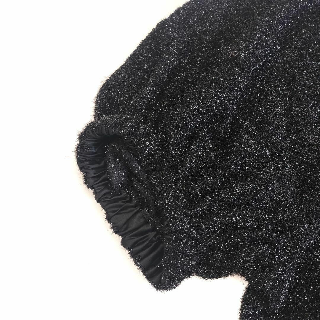 BLAMINK - □定価6.6万 BLAMINK ラメクルーネック ショート BLAMINK - □定価6.6万 BLAMINK ラメクルーネック ショート
