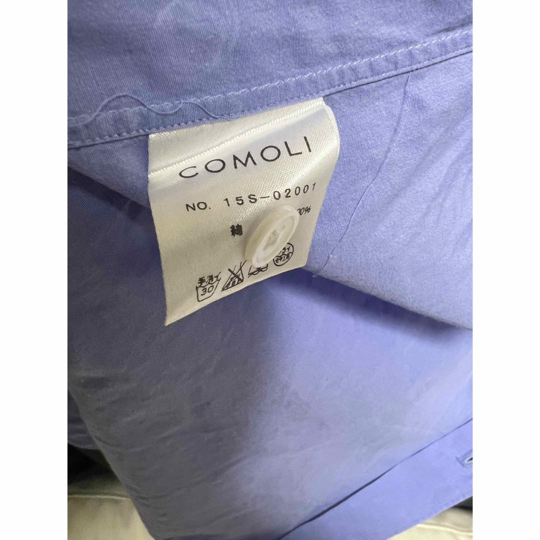 COMOLI - COMOLI シャツ サックス 旧型 サイズ1の通販 by K's COMOLI - COMOLI シャツ サックス 旧型 サイズ1の通販 by K's