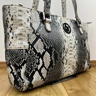 GIORGIO ARMANI - 希少 パイソン柄 アルマーニジーンズ A4 GIORGIO ARMANI - 希少 パイソン柄 アルマーニジーンズ A4