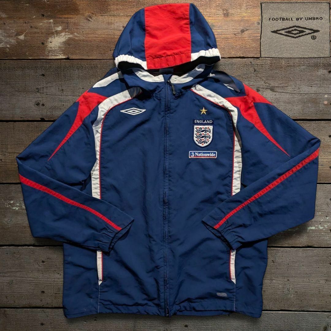 UMBRO - 00s UMBRO イングランド代表 アノラックパーカー ドロー UMBRO - 00s UMBRO イングランド代表 アノラックパーカー ドロー