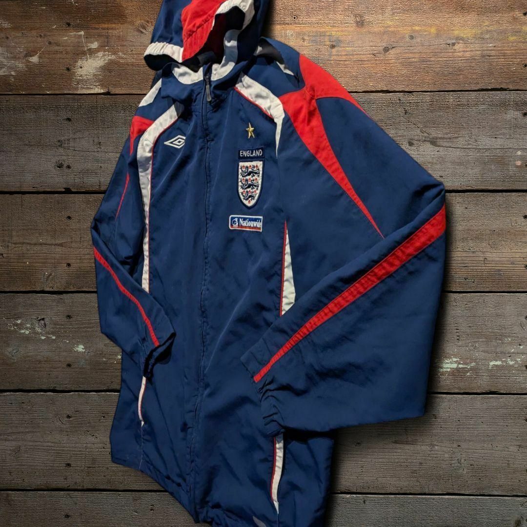 UMBRO - 00s UMBRO イングランド代表 アノラックパーカー ドロー UMBRO - 00s UMBRO イングランド代表 アノラックパーカー ドロー