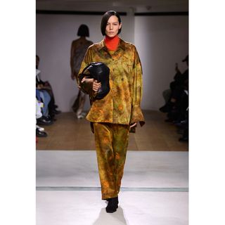 mame - Mame Tulip Motif Jacquard Dress 別注 ネイビー の通販 mame - Mame Tulip Motif Jacquard Dress 別注 ネイビー の通販