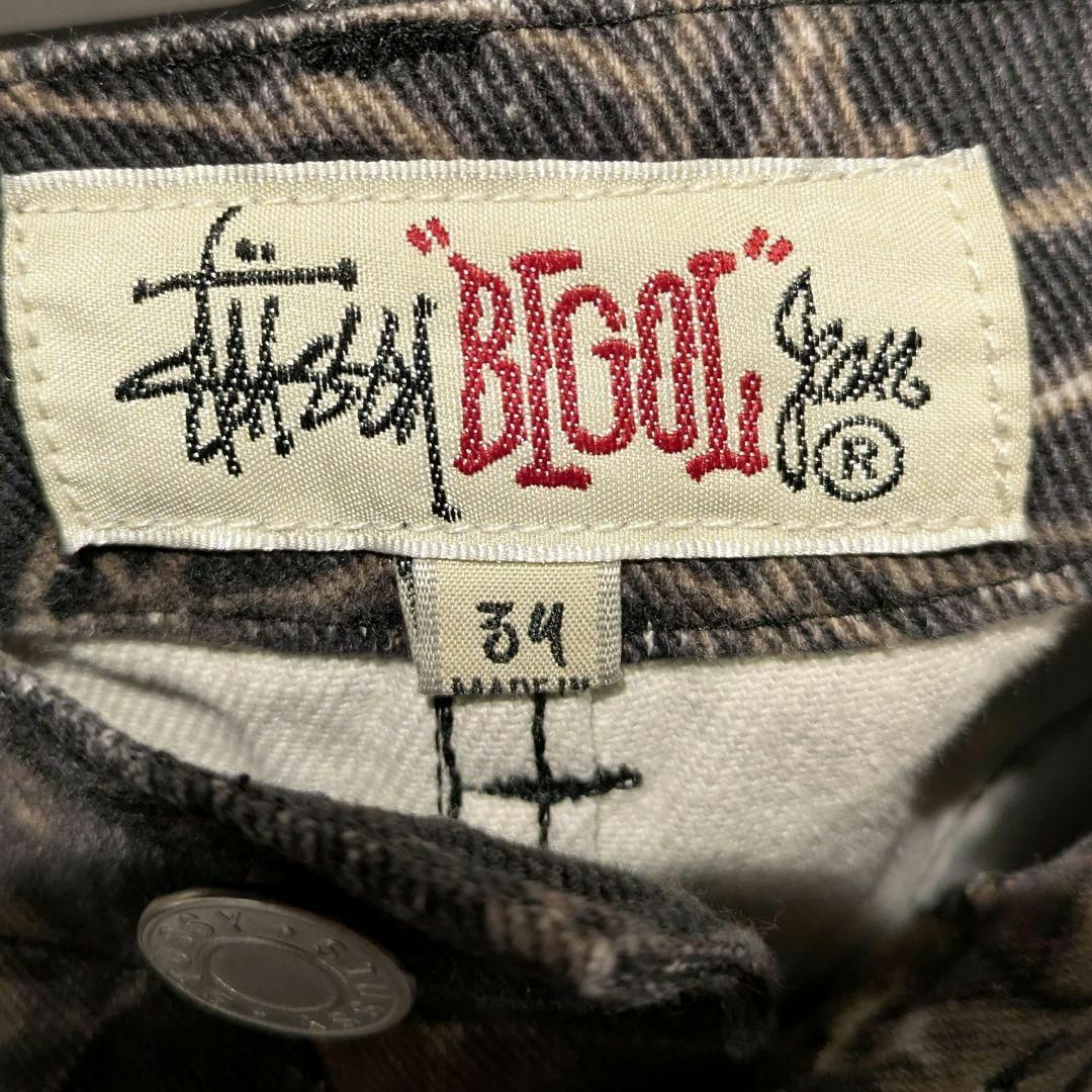 STUSSY - 名作 stussy BIG OL デニムパンツ リアルツリー STUSSY - 名作 stussy BIG OL デニムパンツ リアルツリー