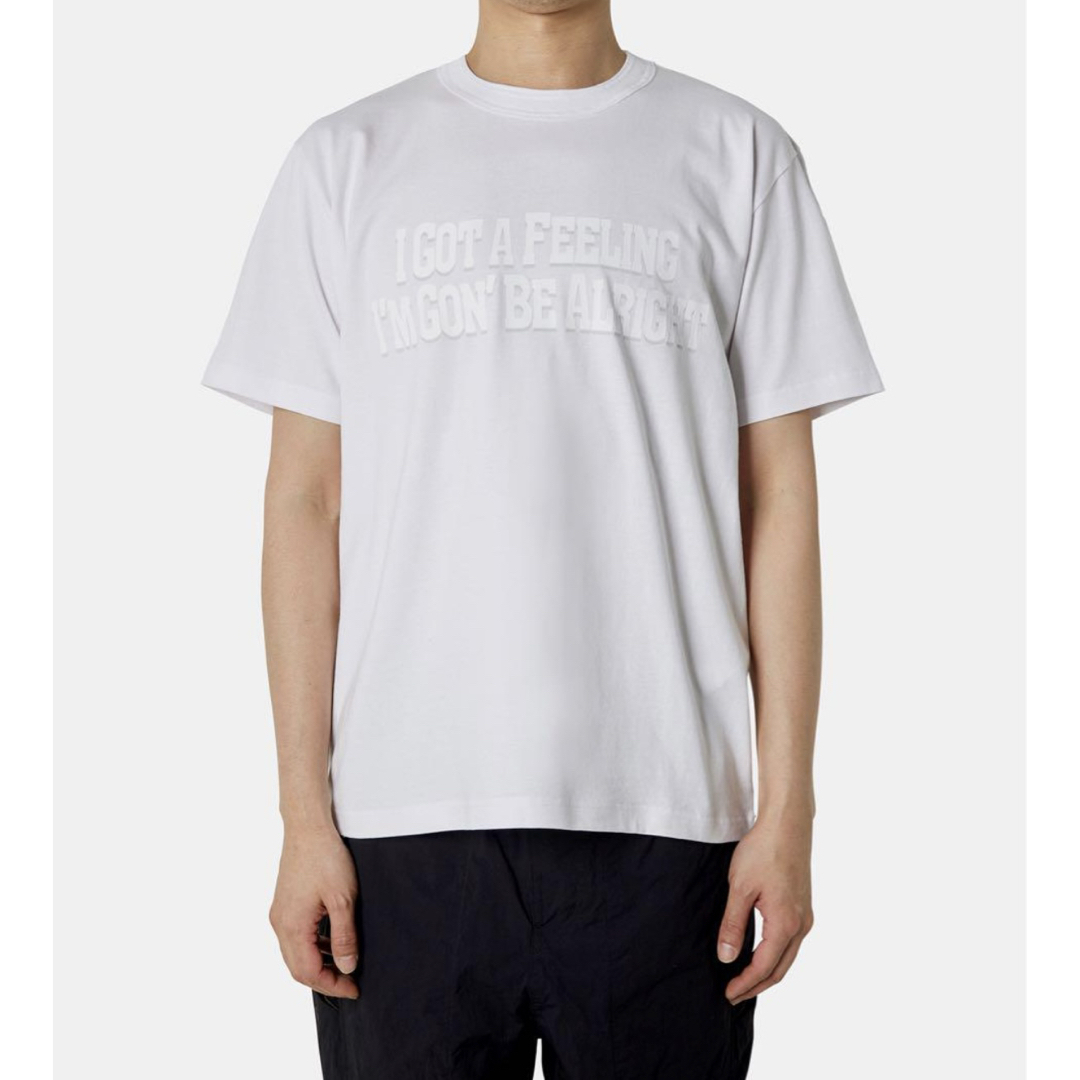 sacai - sacai サカイ ホワイト Tシャツ ロゴプリント4 XL 23 sacai - sacai サカイ ホワイト Tシャツ ロゴプリント4 XL 23