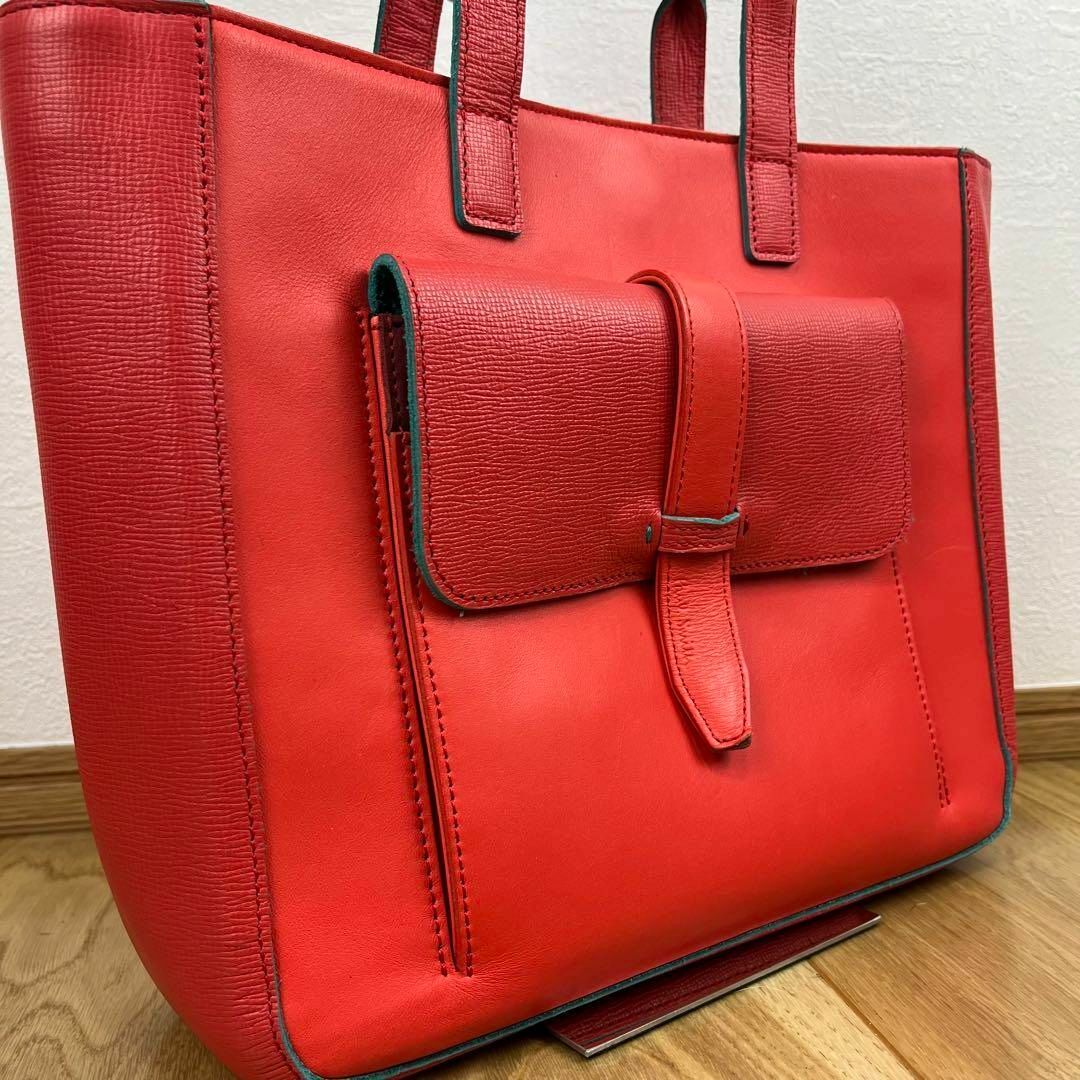 Paul Smith - 未使用級 ポールスミス ロゴ刻印 A4可能 トート Paul Smith - 未使用級 ポールスミス ロゴ刻印 A4可能 トート