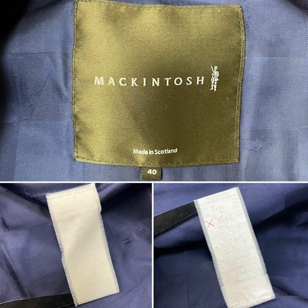 MACKINTOSH - マッキントッシュ ベルト付 モノグラム柄 ダブル MACKINTOSH - マッキントッシュ ベルト付 モノグラム柄 ダブル