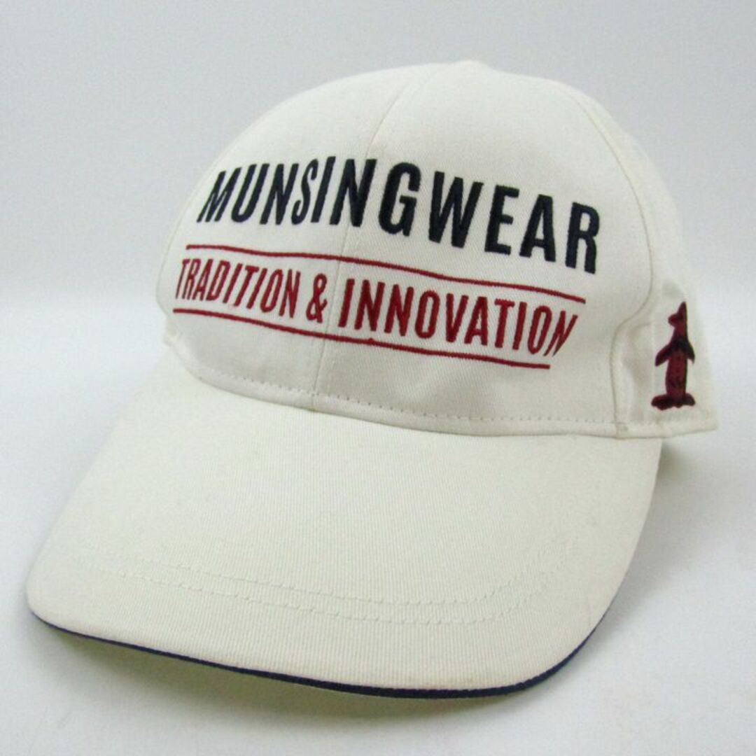 Munsingwear - マンシングウェア キャップ ロゴ 帽子 ゴルフ Munsingwear - マンシングウェア キャップ ロゴ 帽子 ゴルフ