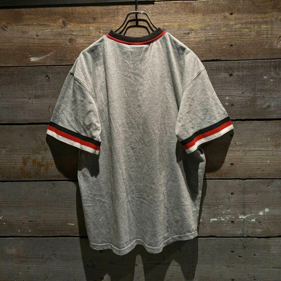 adidas - 80s USA製 old adidas リンガーTシャツ 刺繍 オーバー adidas - 80s USA製 old adidas リンガーTシャツ 刺繍 オーバー