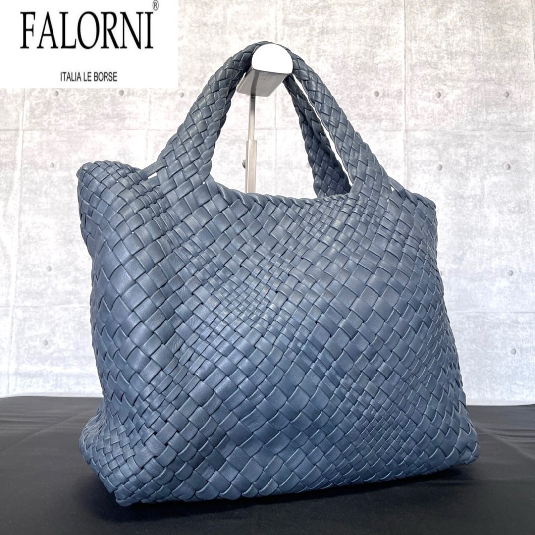 FALORNI - 美品 FALORNI イントレチャート コバルトブルー FALORNI - 美品 FALORNI イントレチャート コバルトブルー