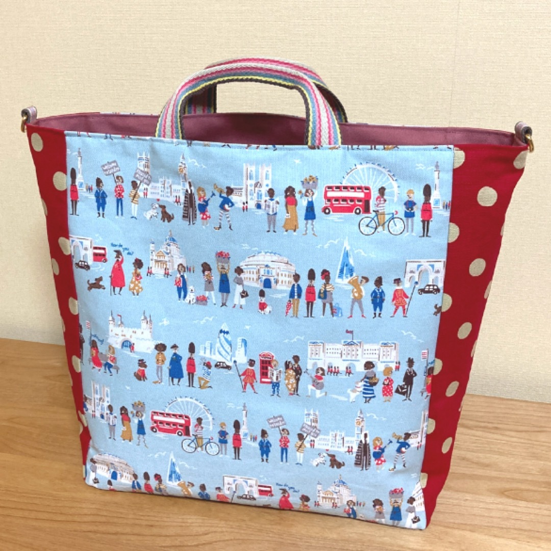 オーダー品》ハンドメイド キャスキッドソン生地 バッグの通販 オーダー品》ハンドメイド キャスキッドソン生地 バッグの通販