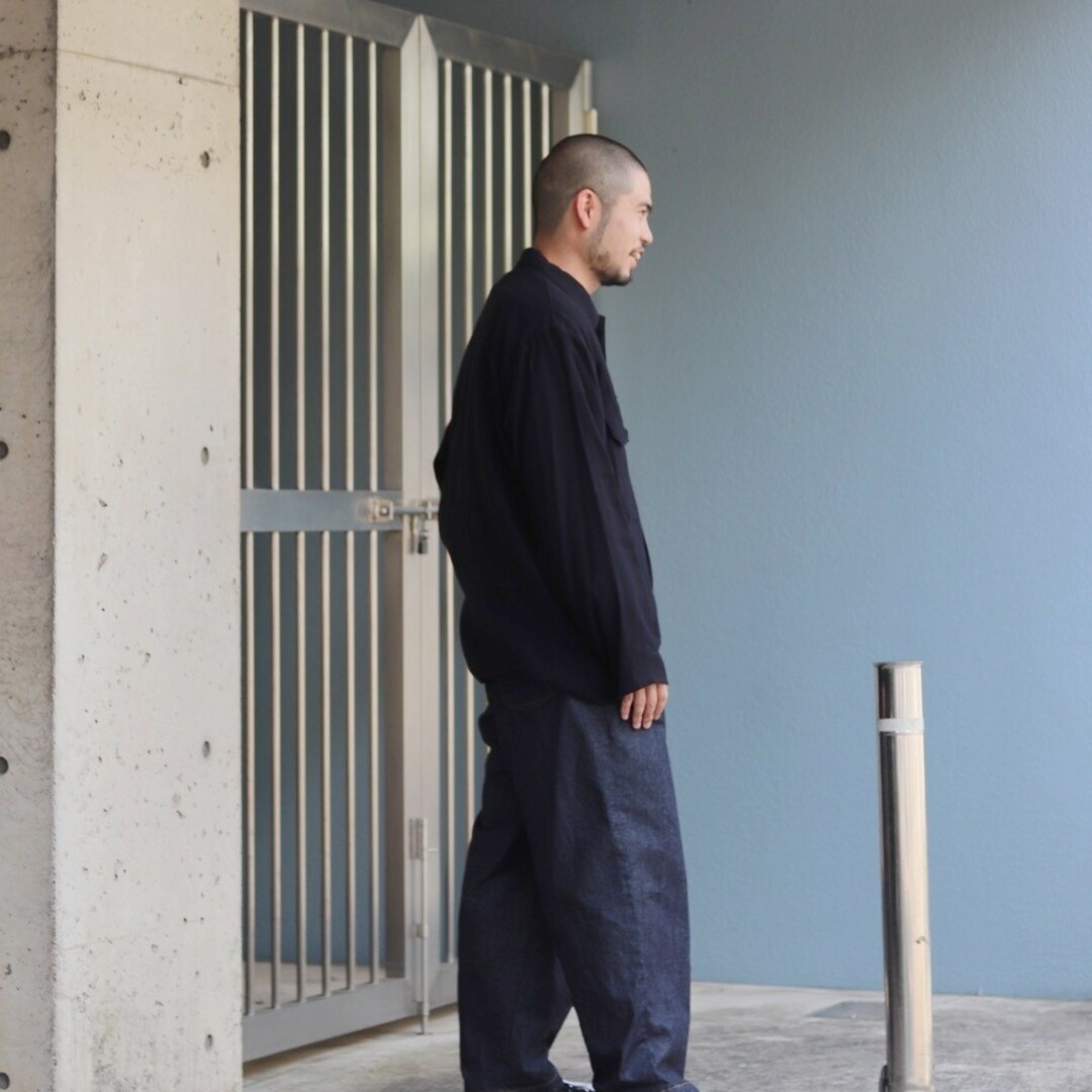 COMOLI - 20AW COMOLI カシミヤ和紙 C.P.O シャツジャケット 3の COMOLI - 20AW COMOLI カシミヤ和紙 C.P.O シャツジャケット 3の