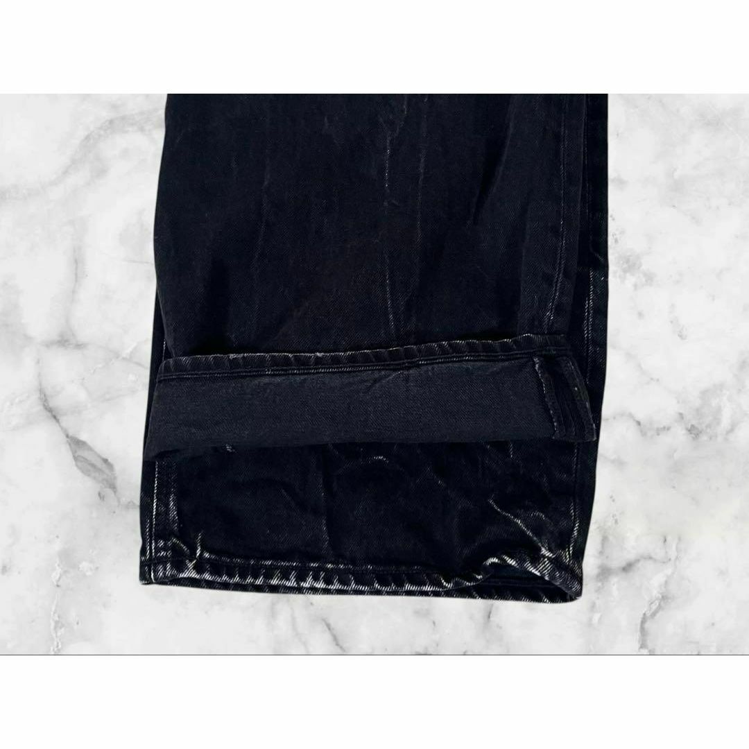 美品】HAIKURE/ハイクル BETHANY ワイド デニムパンツ ブラック 美品】HAIKURE/ハイクル BETHANY ワイド デニムパンツ ブラック