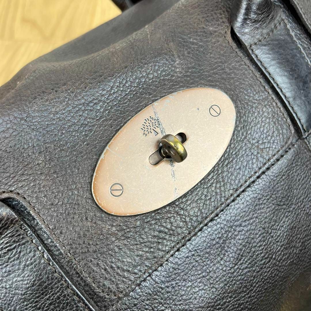 Mulberry - マルベリー ベイズウォーター ダークブラウン レザー Mulberry - マルベリー ベイズウォーター ダークブラウン レザー