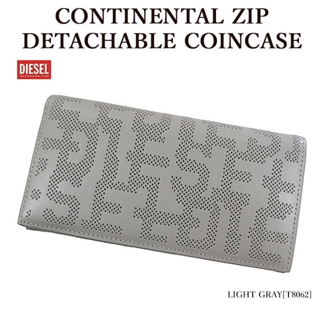 DIESEL - DIESEL ディーゼル 長財布 グレー ※発送まで約1週間 DIESEL - DIESEL ディーゼル 長財布 グレー ※発送まで約1週間