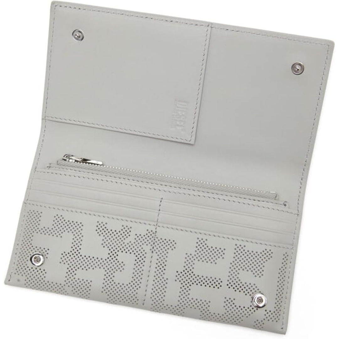 DIESEL - DIESEL ディーゼル 長財布 グレー ※発送まで約1週間 DIESEL - DIESEL ディーゼル 長財布 グレー ※発送まで約1週間