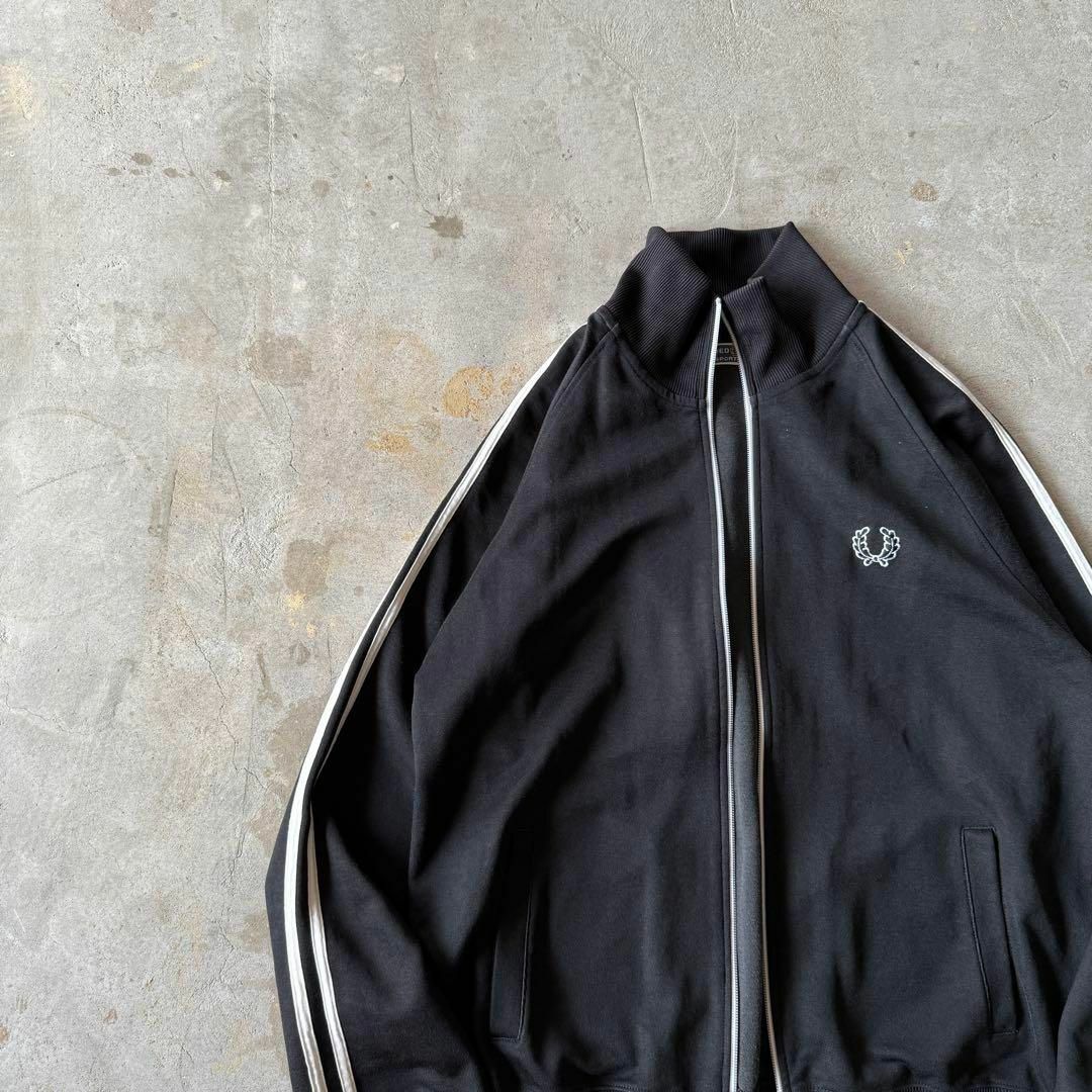 FRED PERRY - 【希少な2本線、トラックジャケット】FRED PERRY FRED PERRY - 【希少な2本線、トラックジャケット】FRED PERRY