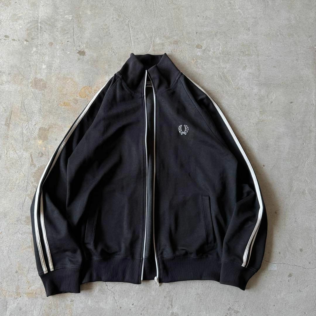 FRED PERRY - 【希少な2本線、トラックジャケット】FRED PERRY FRED PERRY - 【希少な2本線、トラックジャケット】FRED PERRY