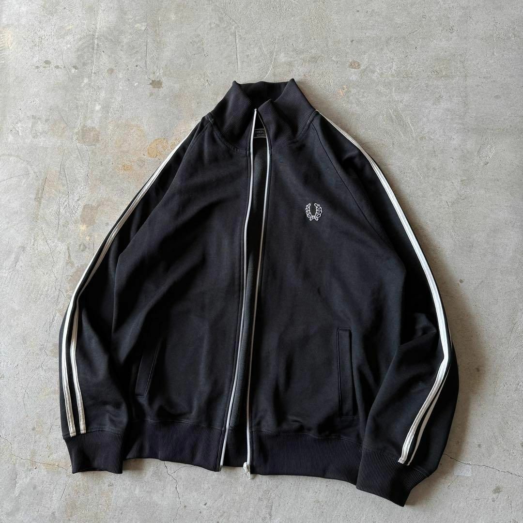 FRED PERRY - 【希少な2本線、トラックジャケット】FRED PERRY FRED PERRY - 【希少な2本線、トラックジャケット】FRED PERRY