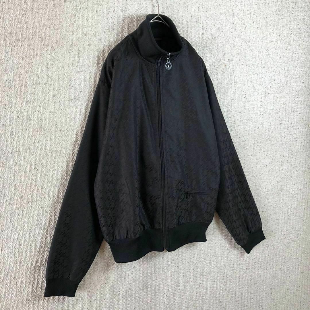 adidas - 【激レア】adidasジャージ 総柄 モノグラム ブラック adidas - 【激レア】adidasジャージ 総柄 モノグラム ブラック