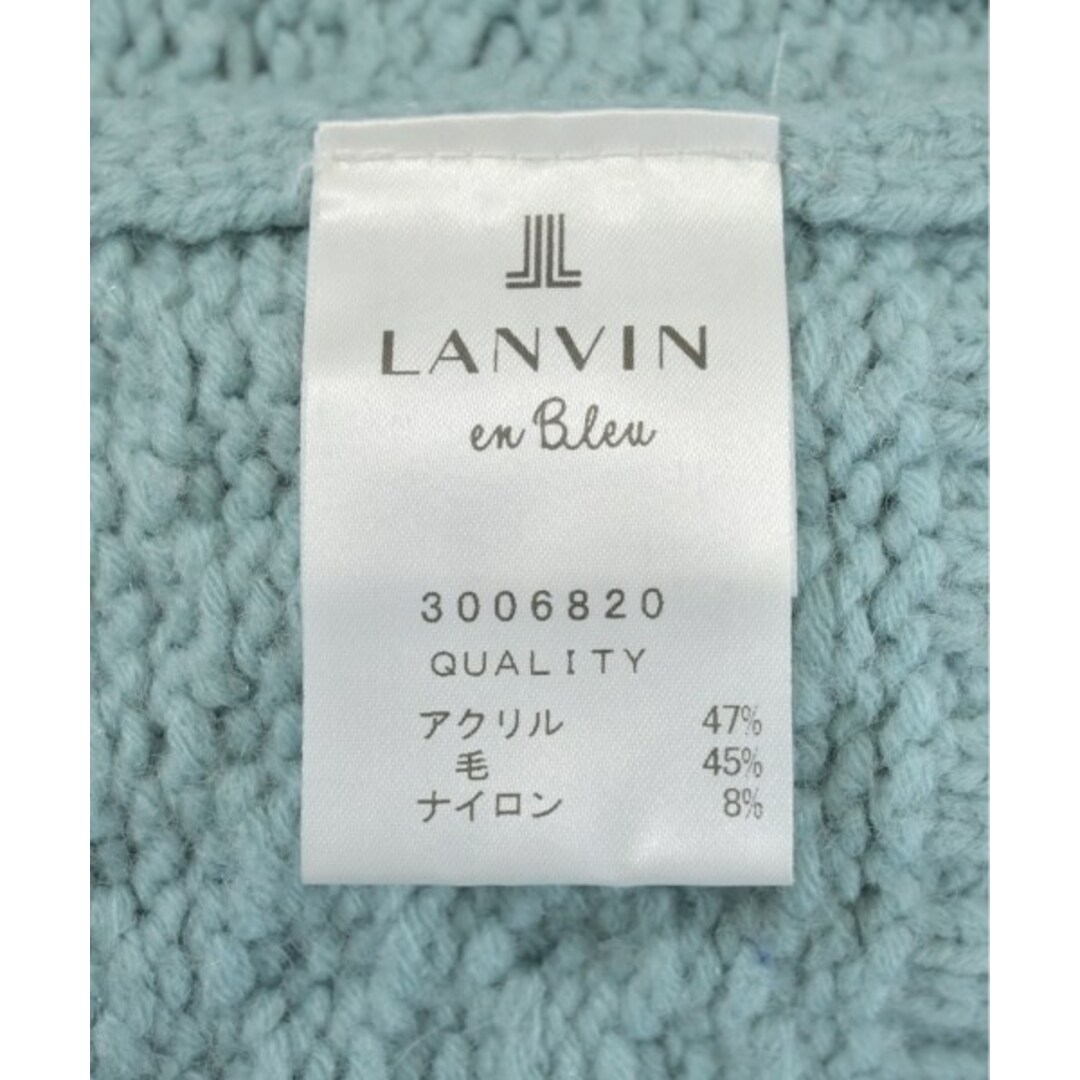 LANVIN en Bleu - LANVIN en bleu ニット・セーター 38(M位 LANVIN en Bleu - LANVIN en bleu ニット・セーター 38(M位
