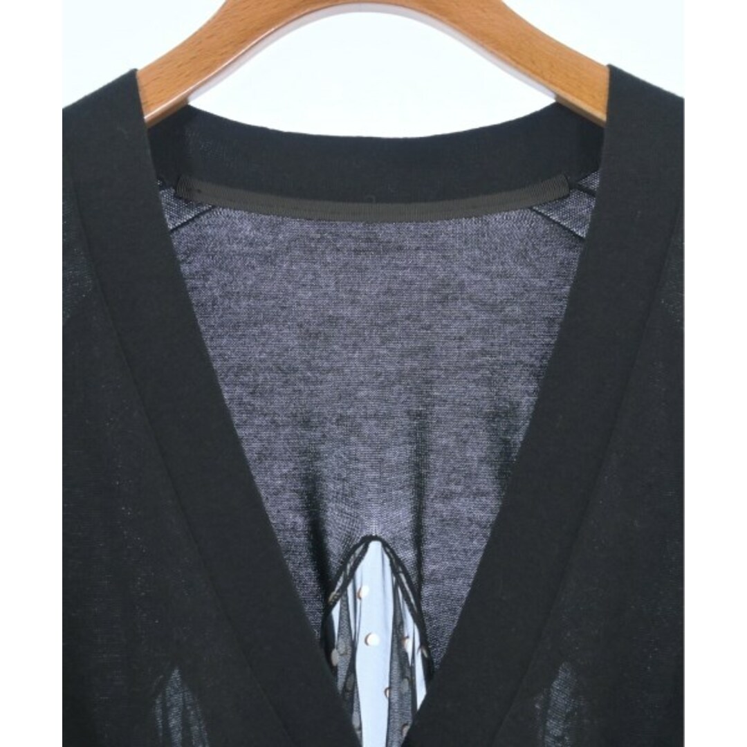 sacai - sacai サカイ カーディガン 1(S位) 黒 【古着】【中古 sacai - sacai サカイ カーディガン 1(S位) 黒 【古着】【中古