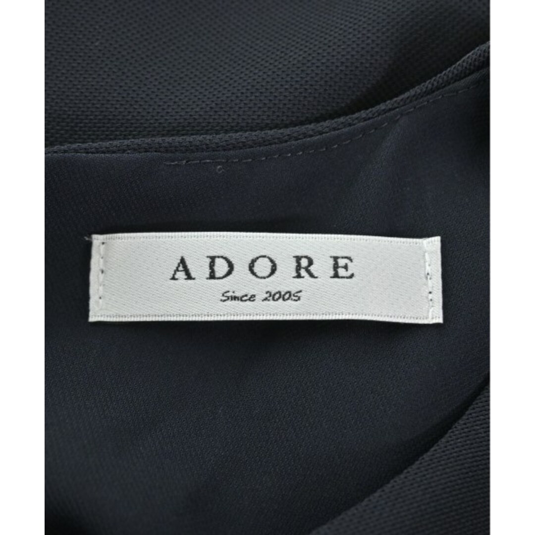 ADORE - ADORE アドーア ワンピース 36(S位) 紺 【古着】【中古 ADORE - ADORE アドーア ワンピース 36(S位) 紺 【古着】【中古