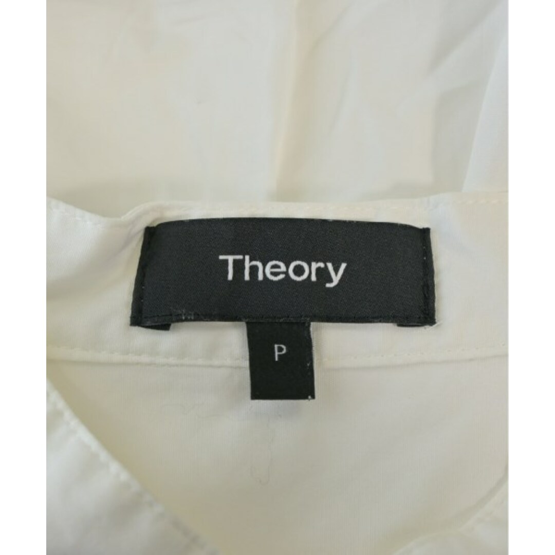 Theory - Theory セオリー ブラウス P(XS位) 白 【古着】【中古 Theory - Theory セオリー ブラウス P(XS位) 白 【古着】【中古