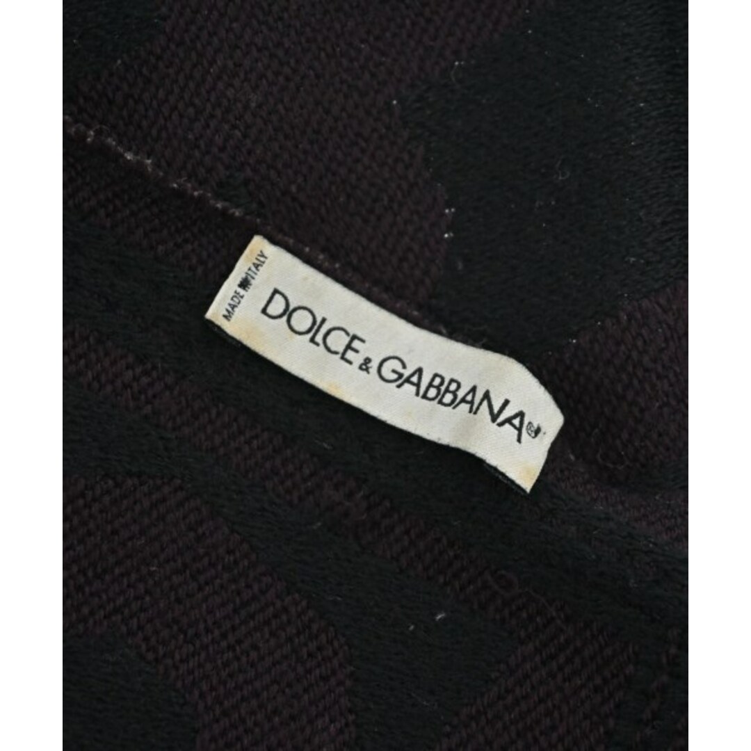 DOLCE&GABBANA - DOLCE&GABBANA マフラー - 赤系x黒(総柄 DOLCE&GABBANA - DOLCE&GABBANA マフラー - 赤系x黒(総柄