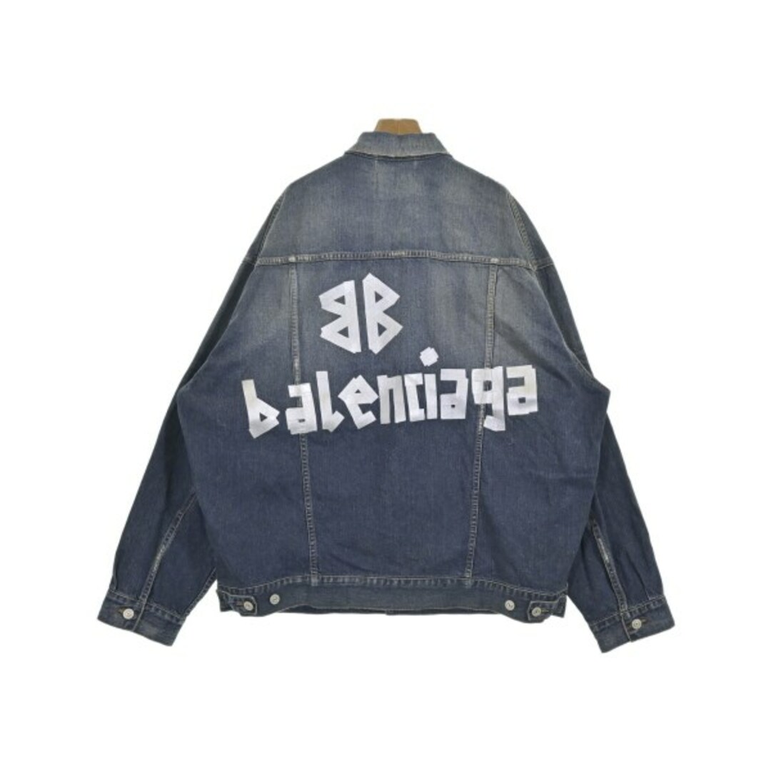 BALENCIAGA - BALENCIAGA バレンシアガ デニムジャケット L 青 BALENCIAGA - BALENCIAGA バレンシアガ デニムジャケット L 青