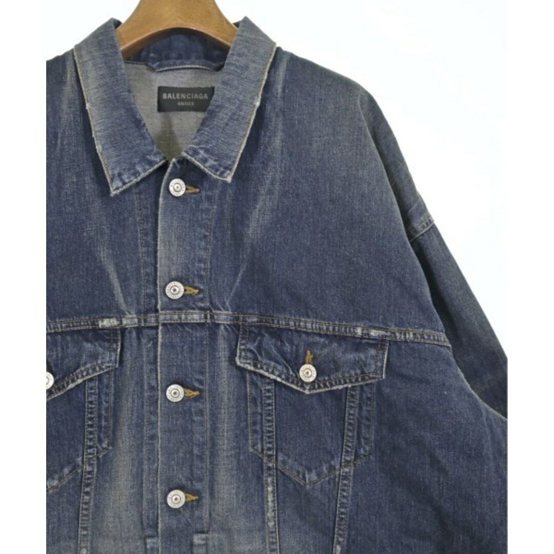 BALENCIAGA - BALENCIAGA バレンシアガ デニムジャケット L 青 BALENCIAGA - BALENCIAGA バレンシアガ デニムジャケット L 青