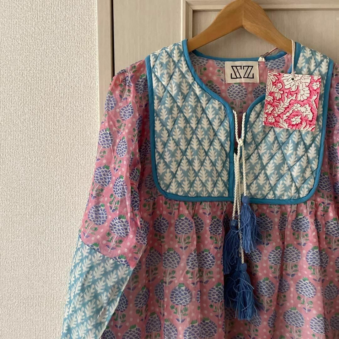 47 SZ Blockprints エスゼットブロックプリント ワンピース 花柄 47 SZ Blockprints エスゼットブロックプリント ワンピース 花柄