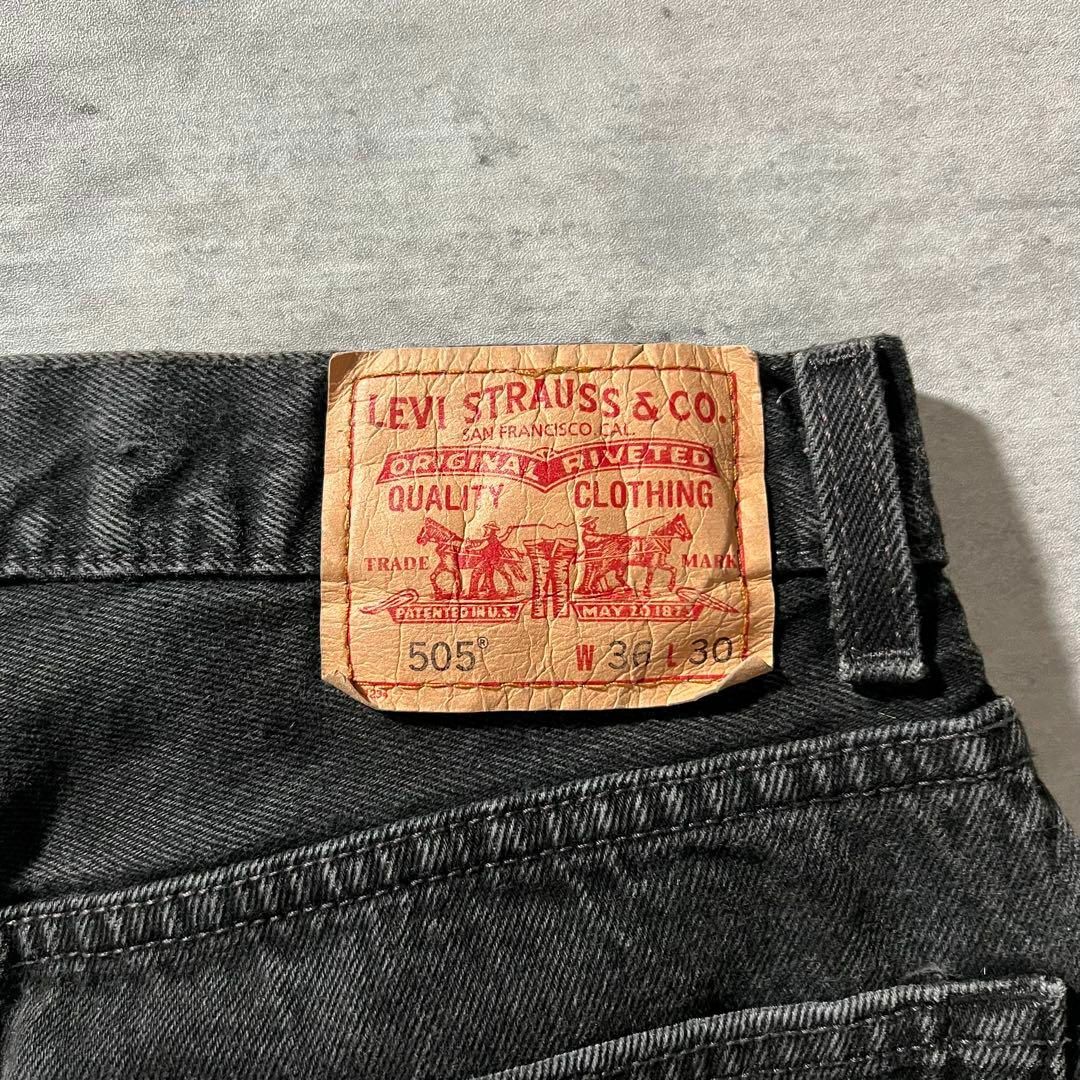 Levi's - 【人気サイズ36×30、後染めブラックデニム】Levi's505 Levi's - 【人気サイズ36×30、後染めブラックデニム】Levi's505