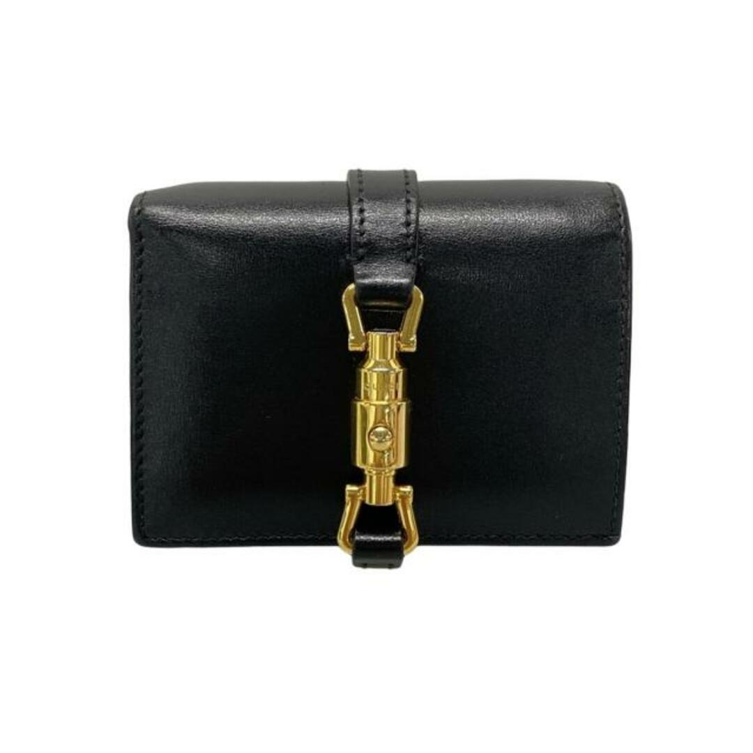 GUCCI - GUCCI(グッチ) 2つ折り財布 ジャッキー1961 645536 黒 GUCCI - GUCCI(グッチ) 2つ折り財布 ジャッキー1961 645536 黒